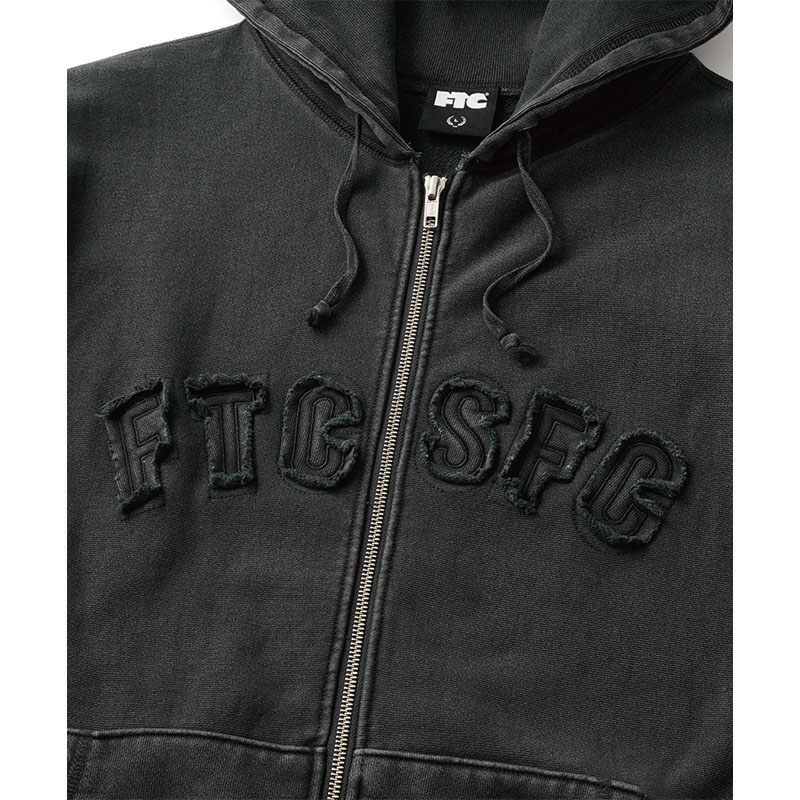 FTC(エフティーシー)/ CUTOUT ARC LOGO ZIP UP HOODY -2.COLOR-