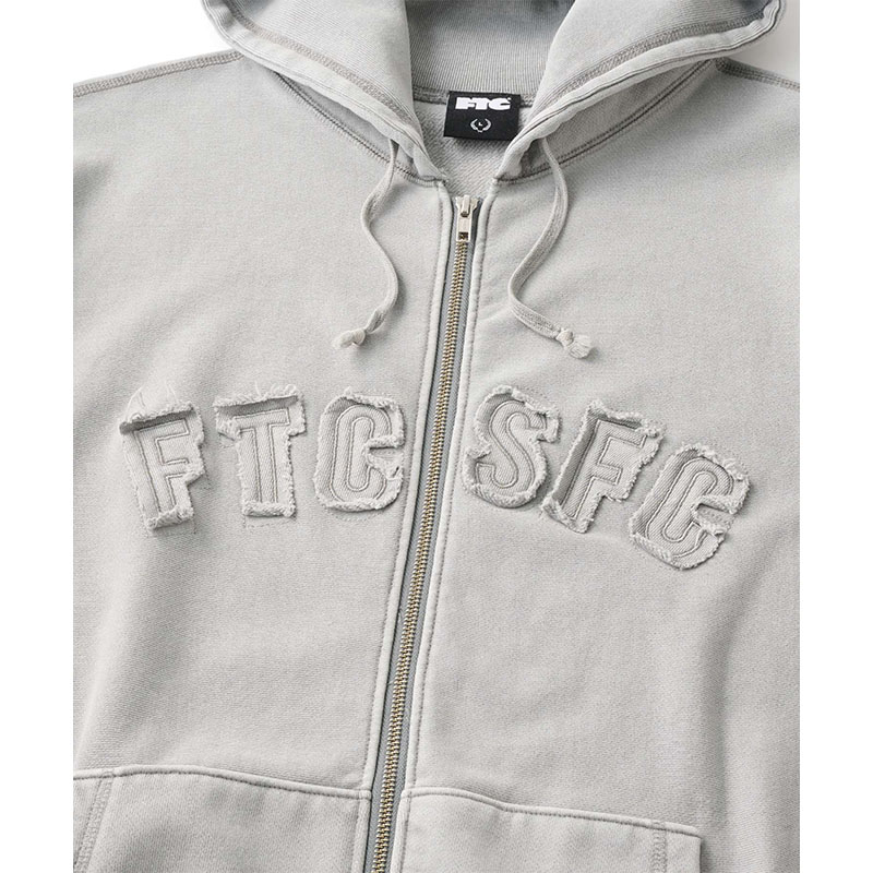 FTC(エフティーシー)/ CUTOUT ARC LOGO ZIP UP HOODY -2.COLOR-
