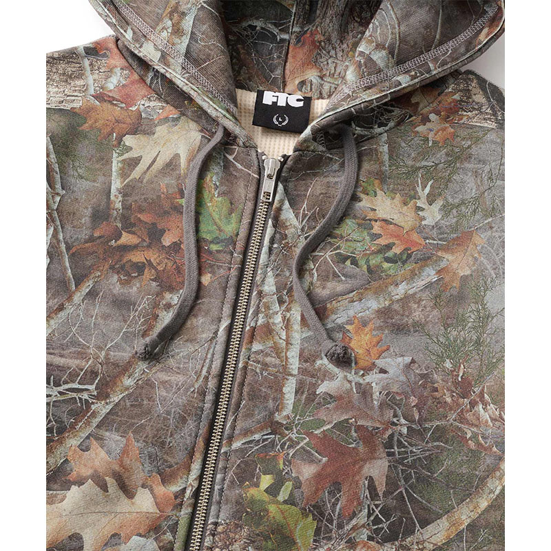 FTC(エフティーシー)/ THERMAL LINED ZIP UP HOODY -CAMO-