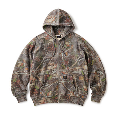 FTC(エフティーシー)/ THERMAL LINED ZIP UP HOODY -CAMO-