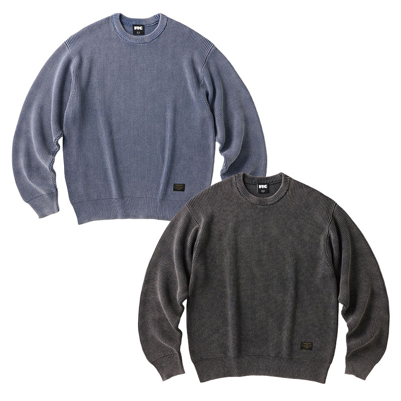 FTC(エフティーシー)/ BLEACH RIB KNIT SWEATER -2.COLOR-