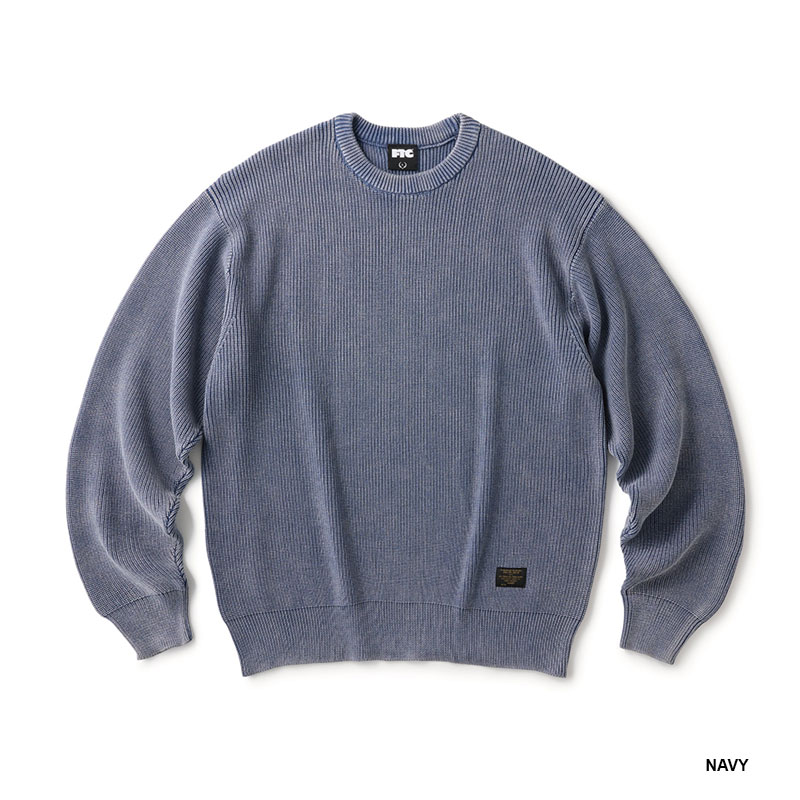 FTC(エフティーシー)/ BLEACH RIB KNIT SWEATER -2.COLOR-