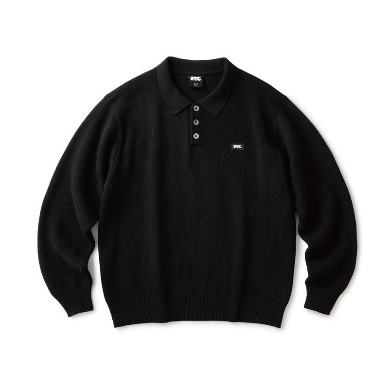 FTC(エフティーシー)/ KNIT POLO SWEATER -2.COLOR-(BLACK)