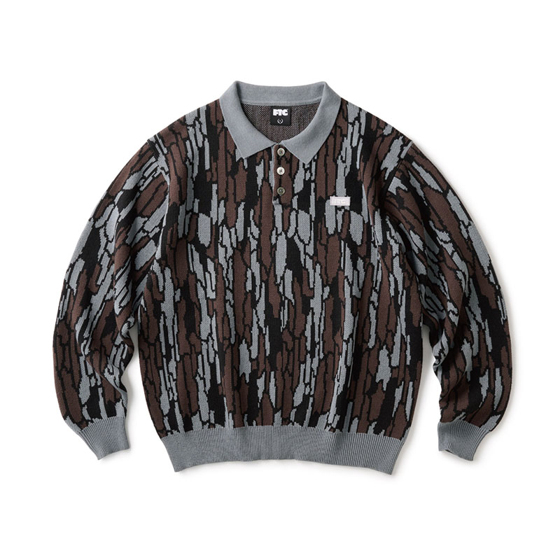 FTC(エフティーシー)/ KNIT POLO SWEATER -2.COLOR-(CAMO)