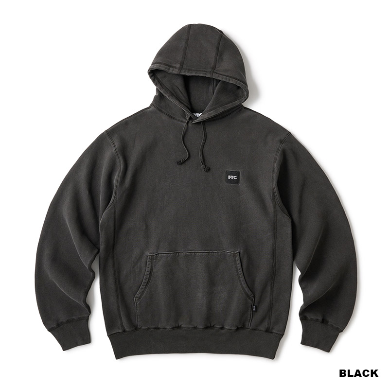 FTC(エフティーシー)/ PIGMENT DYED BOX LOGO PULLOVER HOODY -2.COLOR-