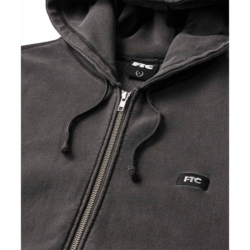 FTC(エフティーシー)/ PIGMENT DYED BOX LOGO ZIP UP HOODY -3.COLOR-