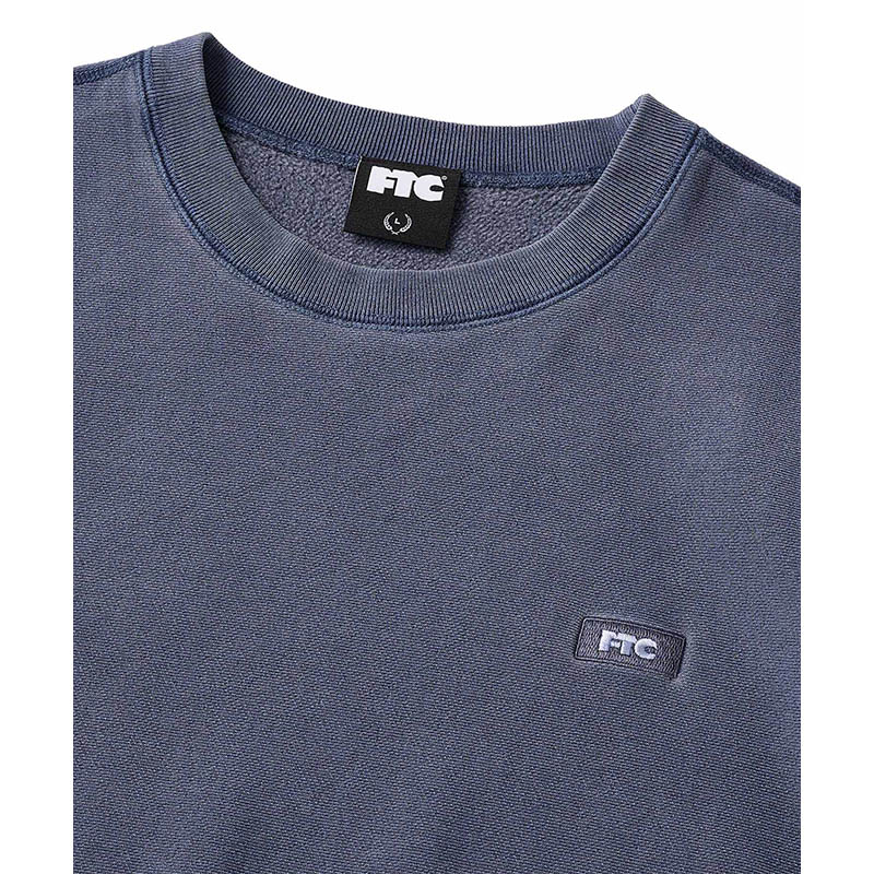 FTC(エフティーシー)/ PIGMENT DYED SMALL BOX LOGO CREW NECK -2.COLOR-