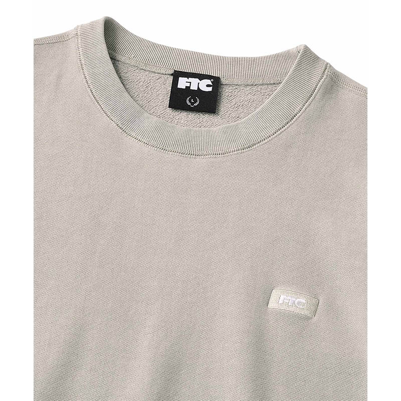 FTC(エフティーシー)/ PIGMENT DYED SMALL BOX LOGO CREW NECK -2.COLOR-