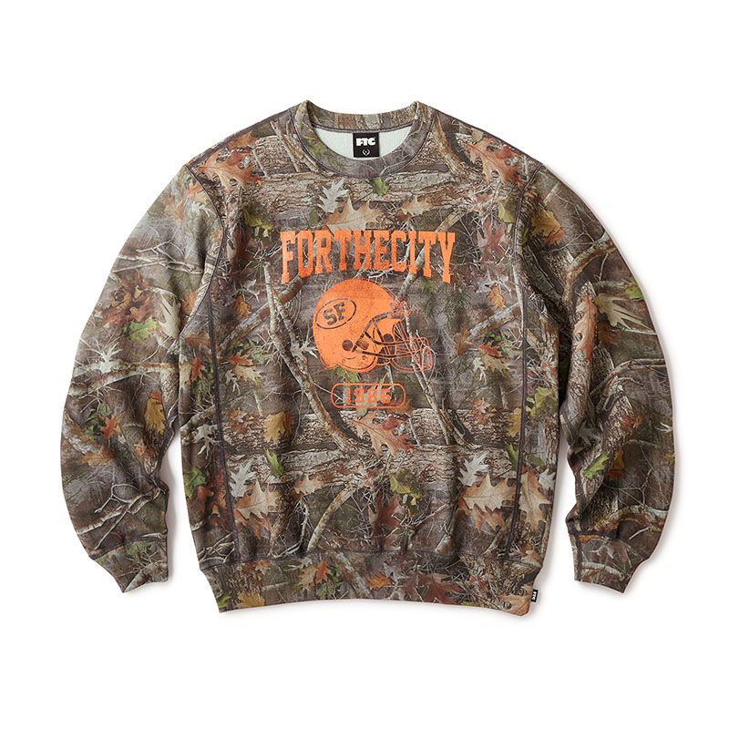 FTC(エフティーシー)/ HELMET CREW NECK -CAMO-