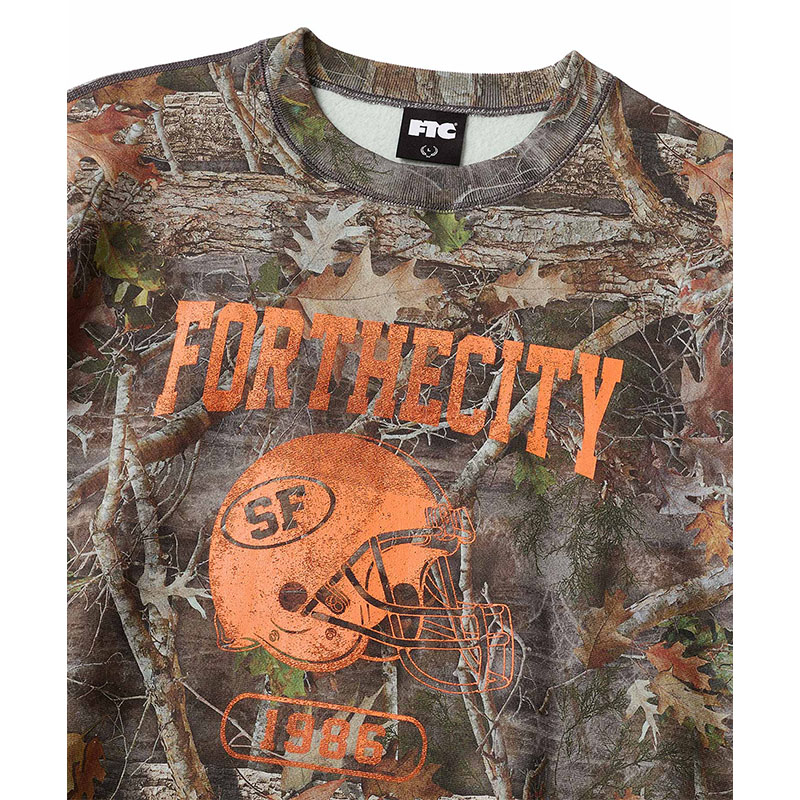 FTC(エフティーシー)/ HELMET CREW NECK -CAMO-