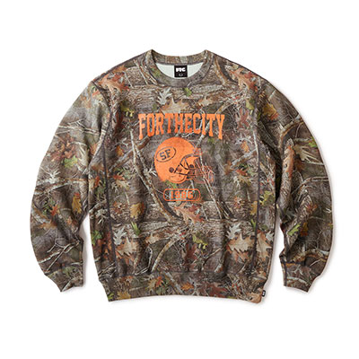 FTC(エフティーシー)/ HELMET CREW NECK -CAMO-