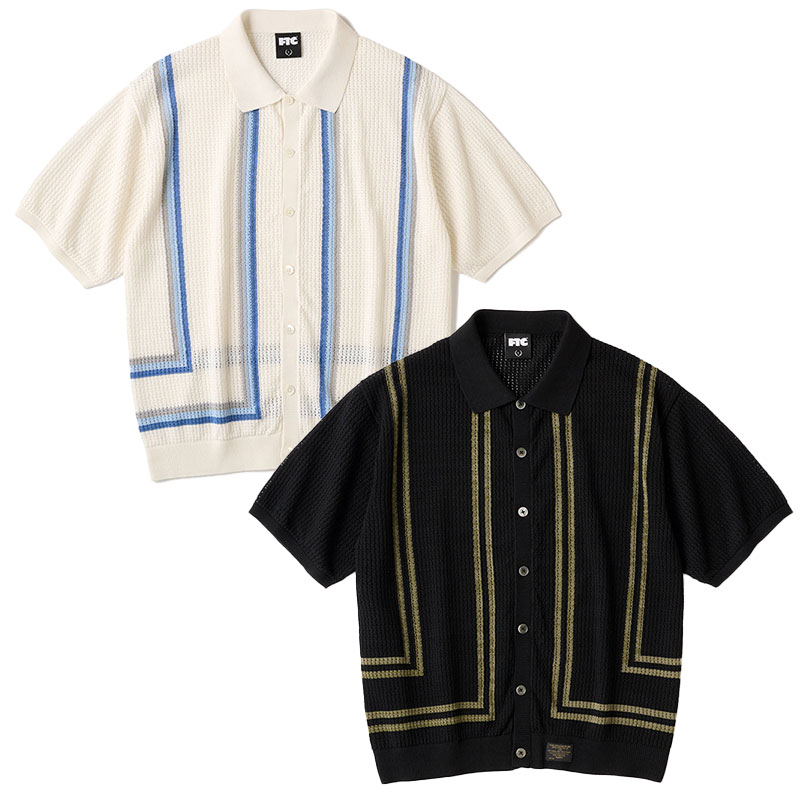 FTC(エフティーシー)/ INTARSIA KNIT SHIRT -2.COLOR-