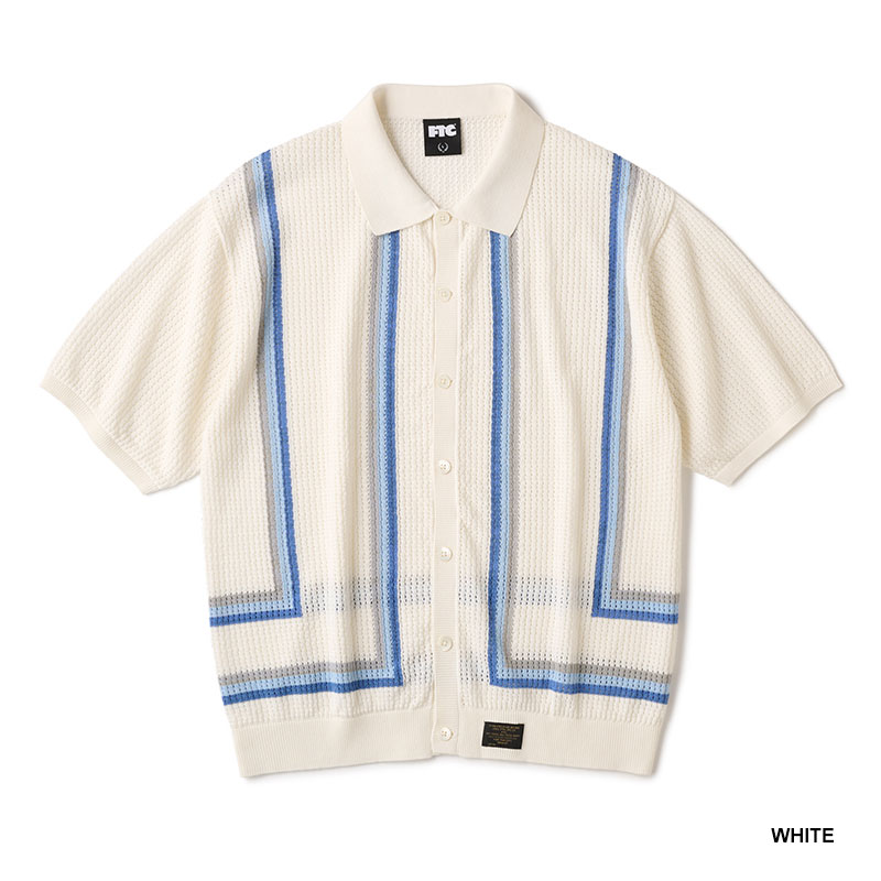 FTC(エフティーシー)/ INTARSIA KNIT SHIRT -2.COLOR-
