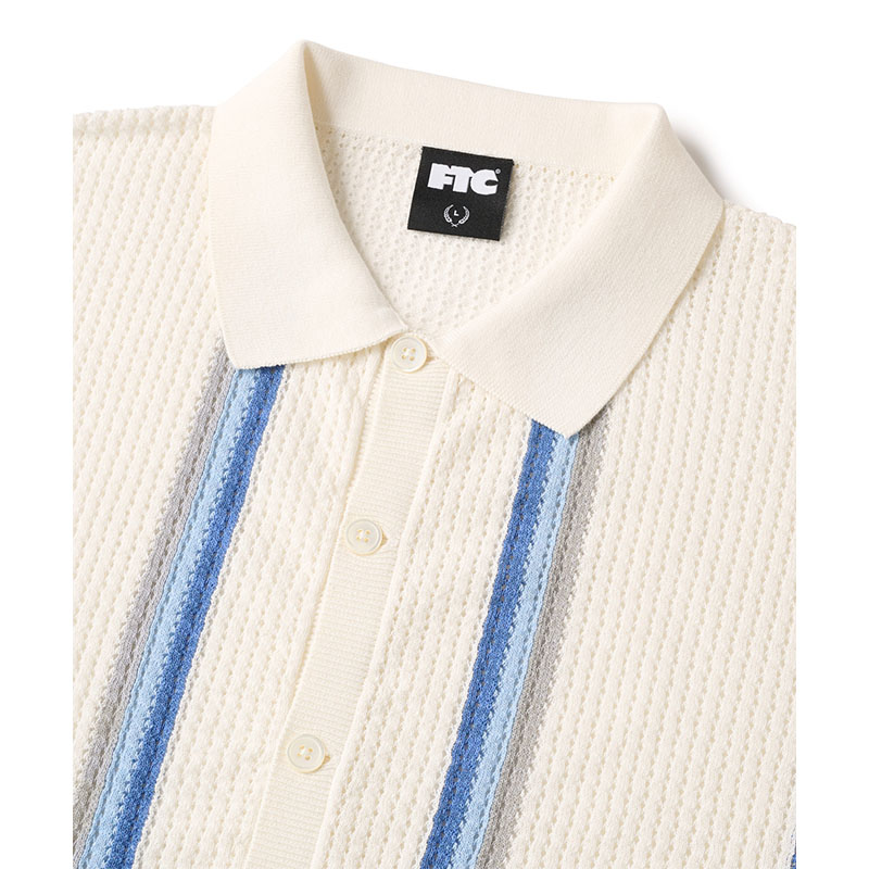 FTC(エフティーシー)/ INTARSIA KNIT SHIRT -2.COLOR-