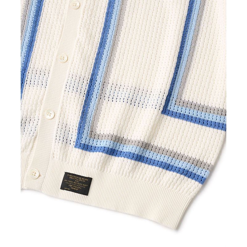 FTC(エフティーシー)/ INTARSIA KNIT SHIRT -2.COLOR-