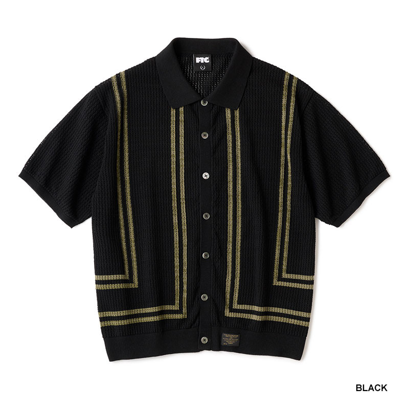 FTC(エフティーシー)/ INTARSIA KNIT SHIRT -2.COLOR-