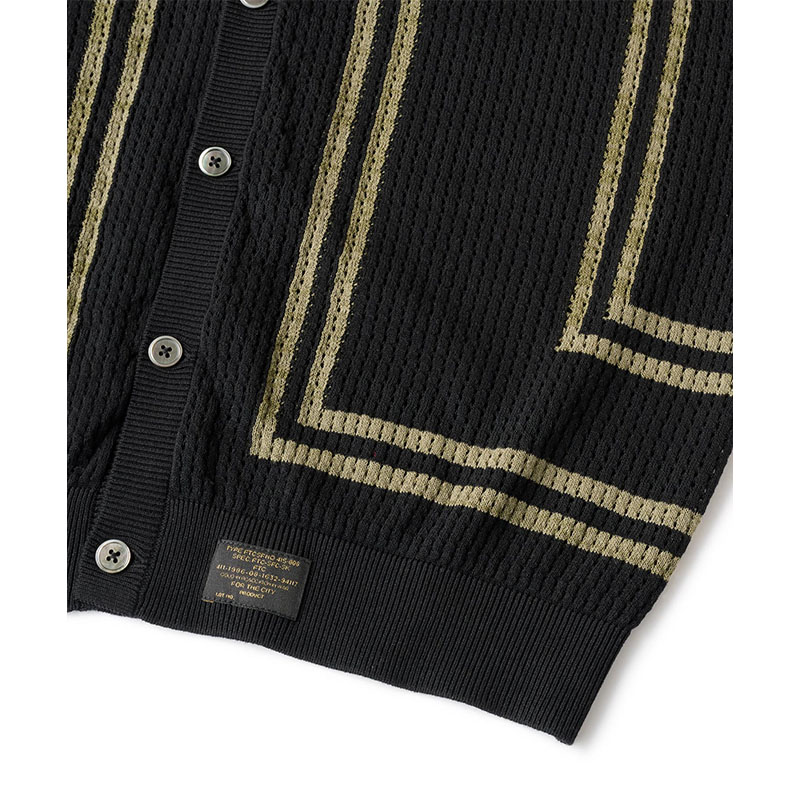 FTC(エフティーシー)/ INTARSIA KNIT SHIRT -2.COLOR-