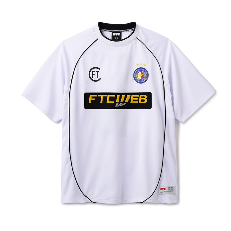 FTC(エフティーシー)/ PIPING SOCCER JERSEY -3.COLOR-(WHITE)