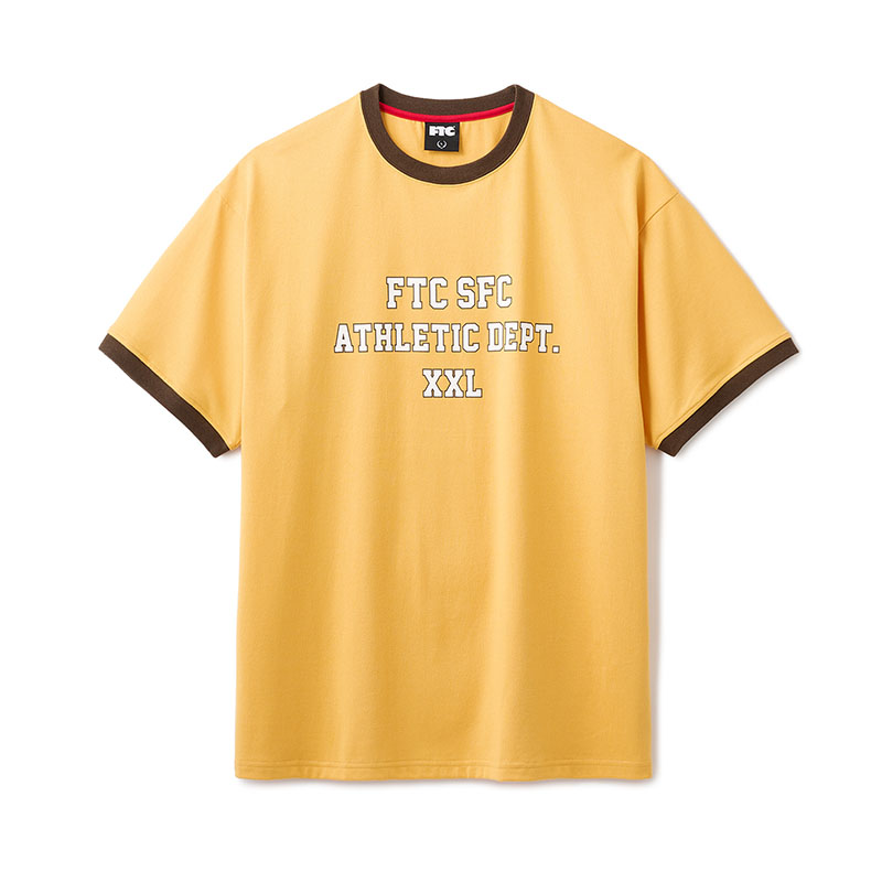 FTC(エフティーシー)/ ATHLETIC DEPT. RINGER TOP -2.COLOR-(GOLD)