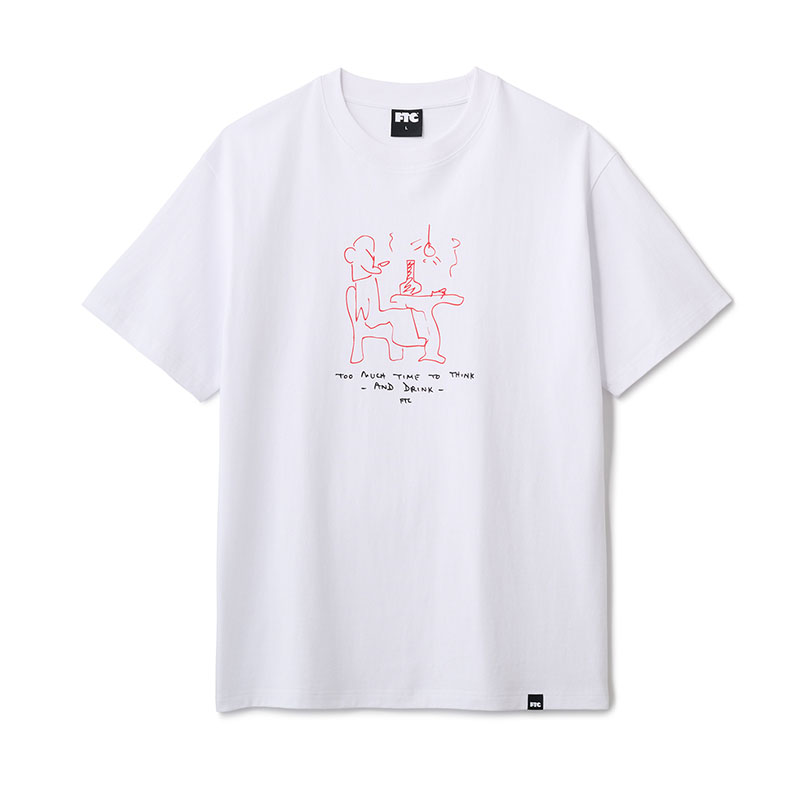 FTC(エフティーシー)/ DRINK AND THINK -2.COLOR-(WHITE)