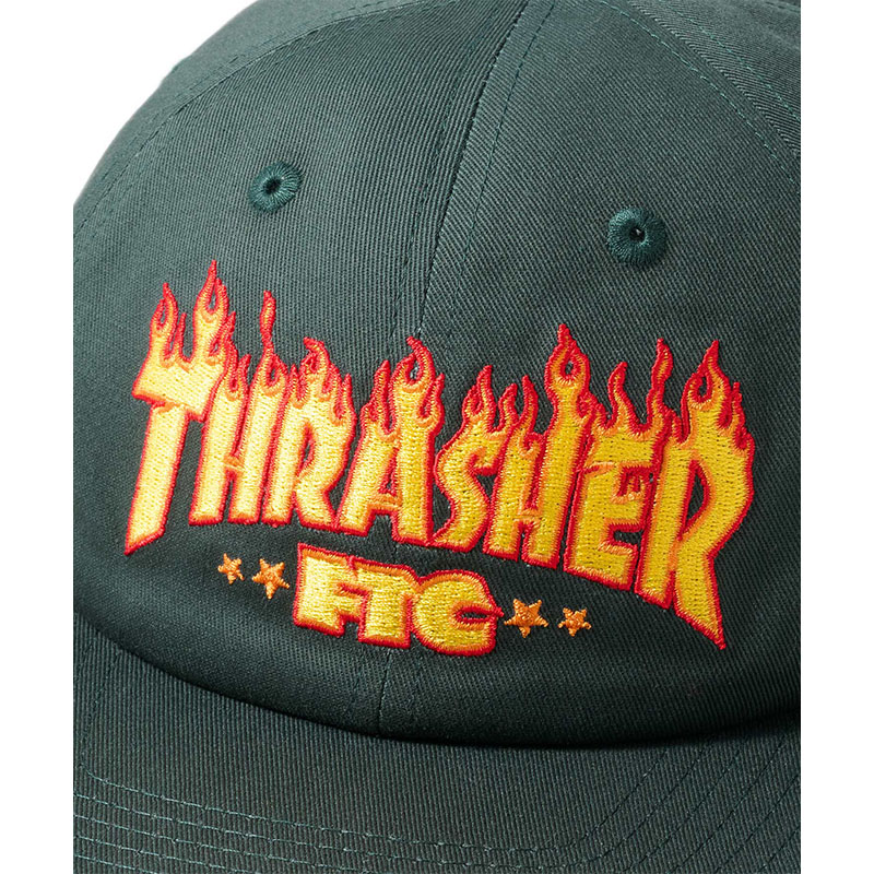 FTC(エフティーシー)/ FTC×THRASHER LOGO 6PANEL -2COLOR-
