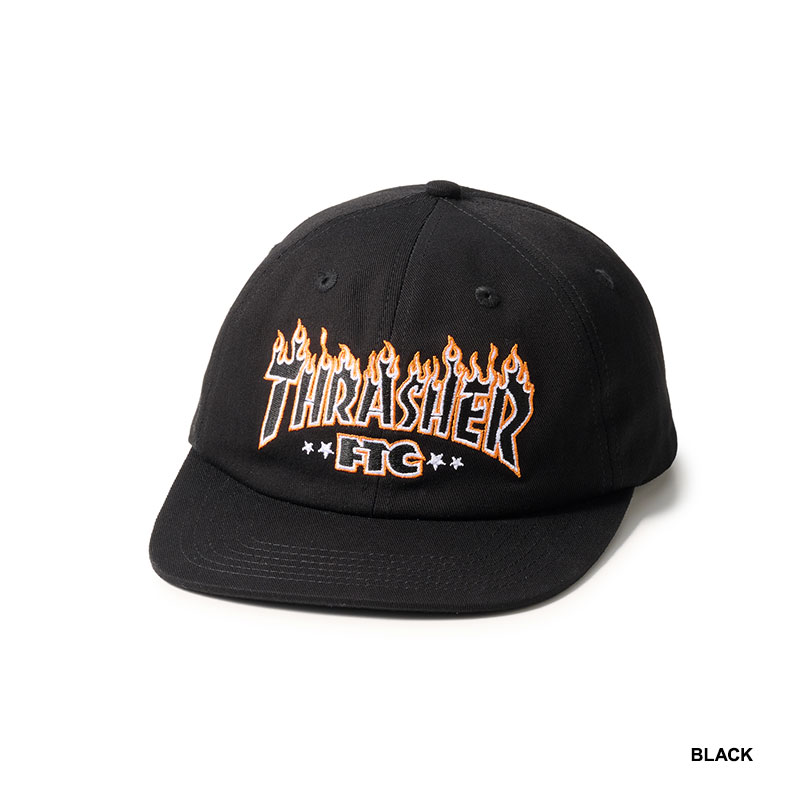 FTC(エフティーシー)/ FTC×THRASHER LOGO 6PANEL -2COLOR-