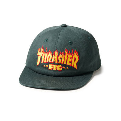 FTC(エフティーシー)/ FTC×THRASHER LOGO 6PANEL -2COLOR-