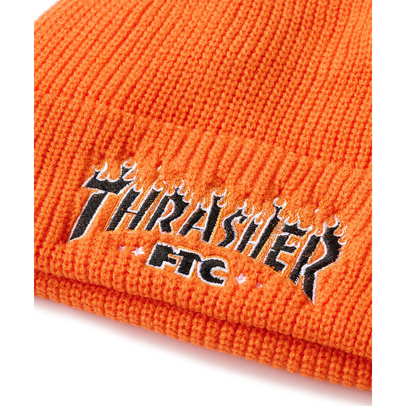FTC(エフティーシー)/ FTC×THRASHER LOGO BEANIE -3COLOR-