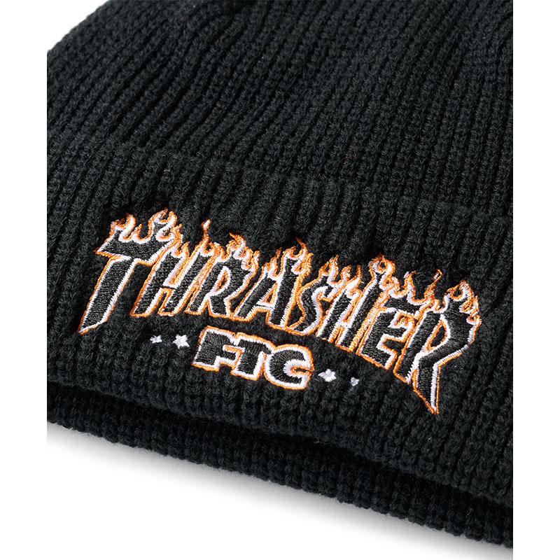 FTC(エフティーシー)/ FTC×THRASHER LOGO BEANIE -3COLOR-