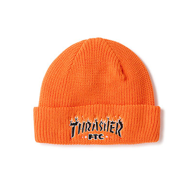 FTC(エフティーシー)/ FTC×THRASHER LOGO BEANIE -3COLOR-