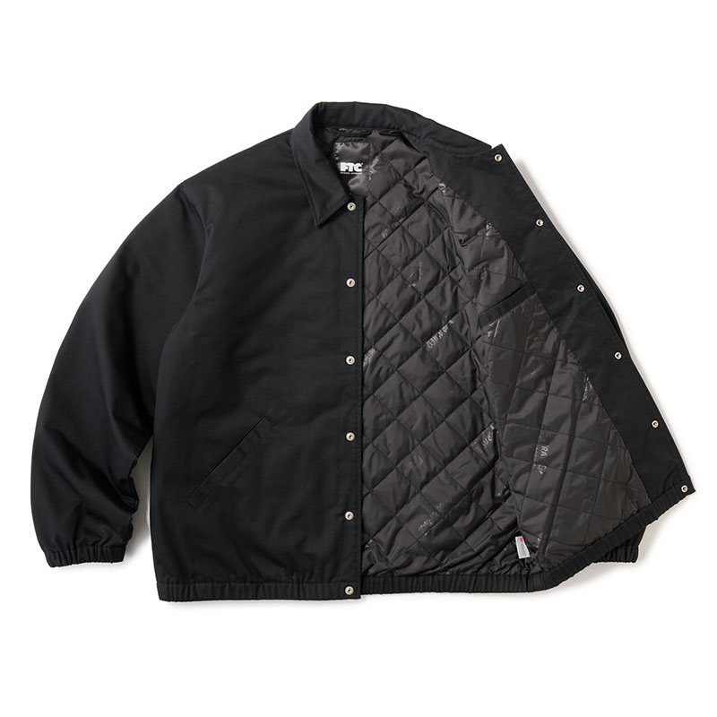 FTC(エフティーシー)/ FTC×THRASHER COACH JACKET -BLACK-