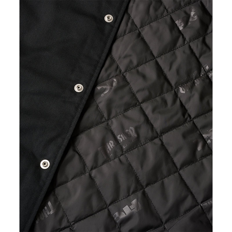 FTC(エフティーシー)/ FTC×THRASHER COACH JACKET -BLACK-