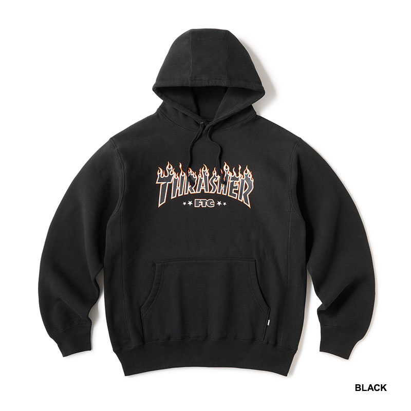 FTC(エフティーシー)/ FTC×THRASHER LOGO HOODY -2COLOR-
