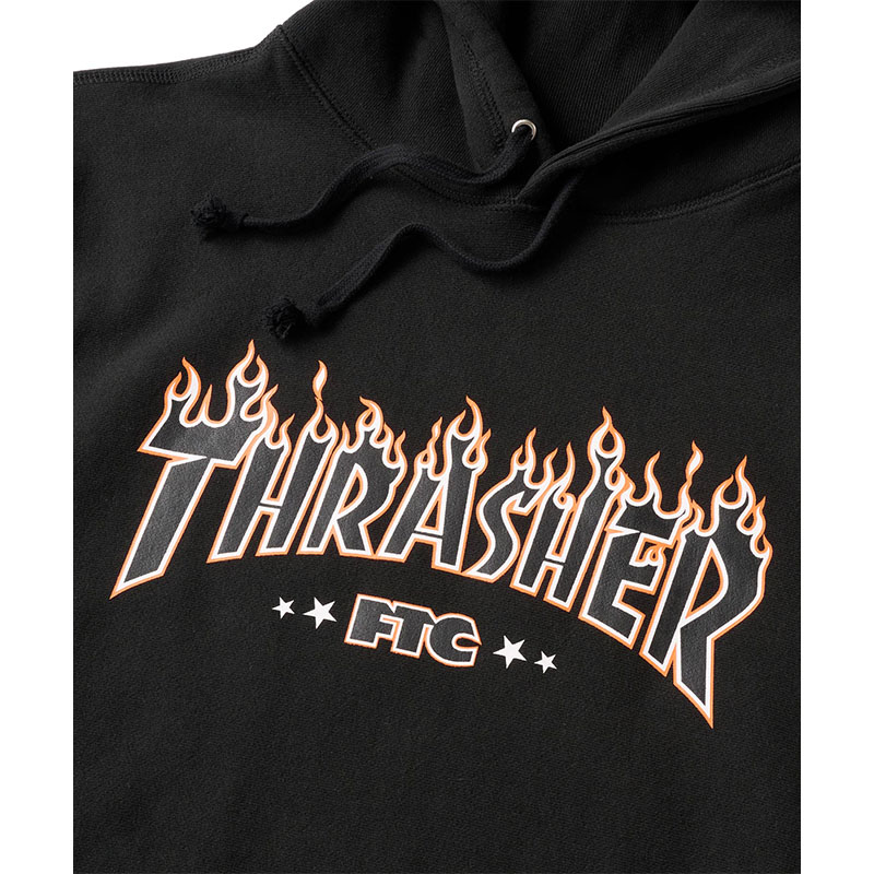 FTC(エフティーシー)/ FTC×THRASHER LOGO HOODY -2COLOR-