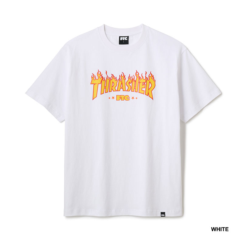 FTC(エフティーシー)/ FTC×THRASHER LOGO TEE -3COLOR-