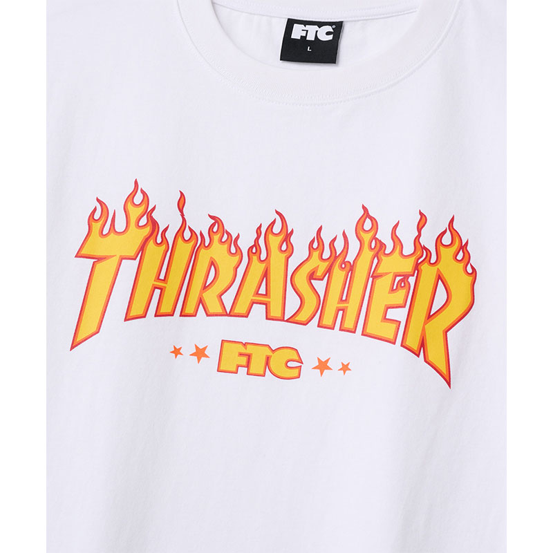 FTC(エフティーシー)/ FTC×THRASHER LOGO TEE -3COLOR-
