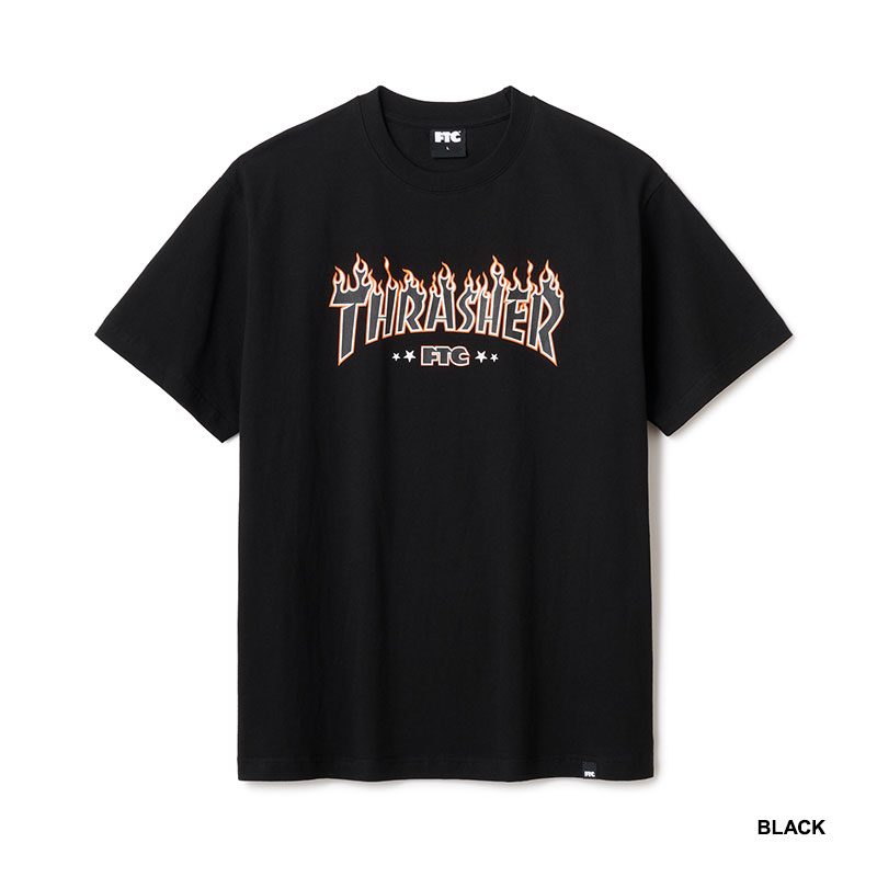 FTC(エフティーシー)/ FTC×THRASHER LOGO TEE -3COLOR-
