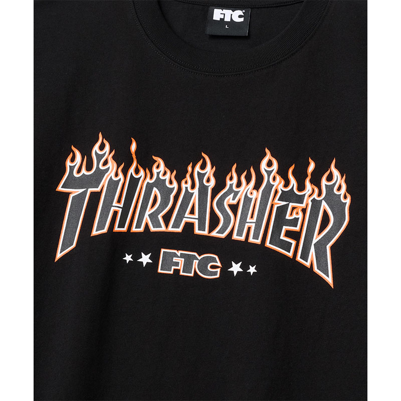 FTC(エフティーシー)/ FTC×THRASHER LOGO TEE -3COLOR-
