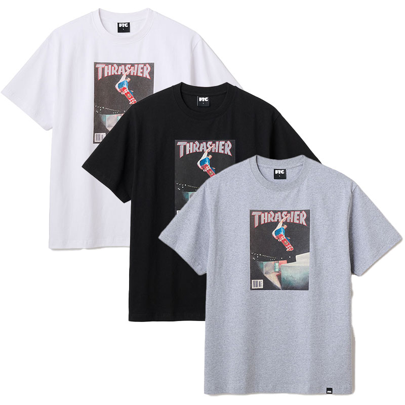 FTC(エフティーシー)/ FTC×THRASHER COVER TEE -3COLOR-