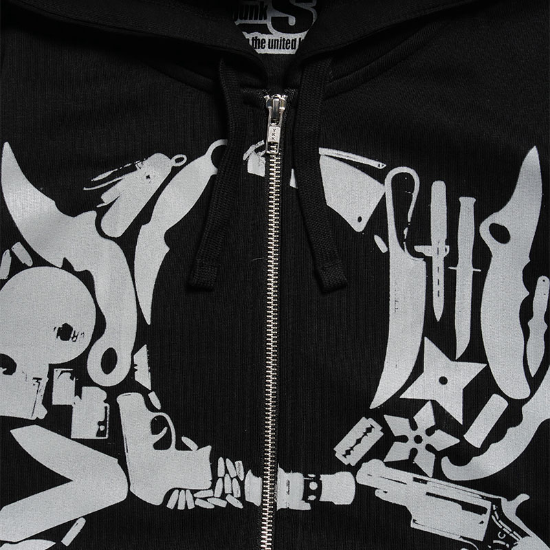 GUMP JUNK(ガンプ ジャンク)/ INVENTORY DEVIL ZIP HOODIE -BLACK-
