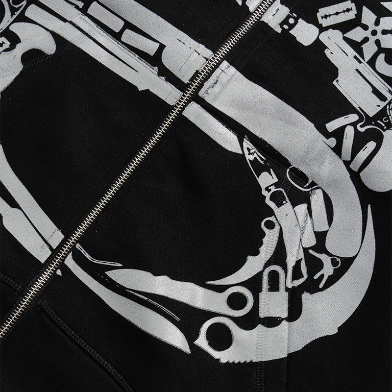 GUMP JUNK(ガンプ ジャンク)/ INVENTORY DEVIL ZIP HOODIE -BLACK-
