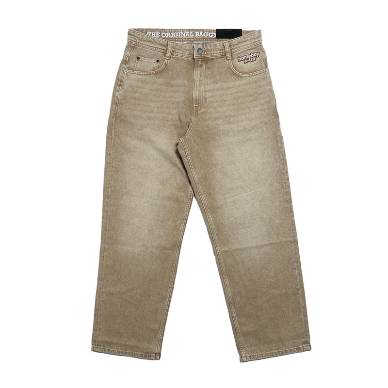HOMEBOY(ホームボーイ)/ X-TRA BAGGY DYE DENIM -WASHED BROWN-