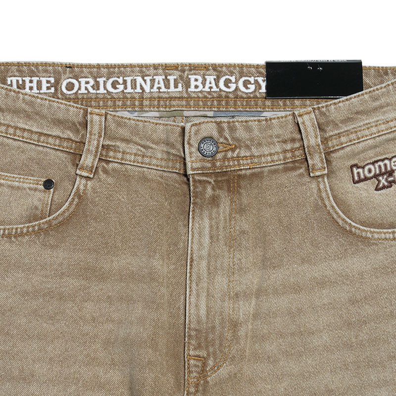 HOMEBOY(ホームボーイ)/ X-TRA BAGGY DYE DENIM -WASHED BROWN-