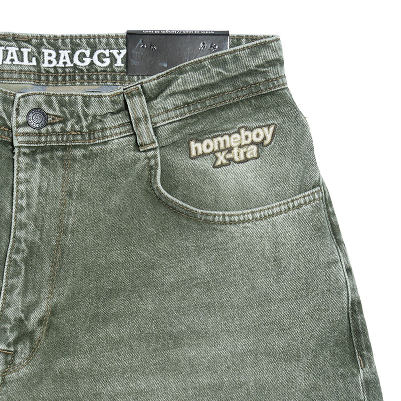 HOMEBOY(ホームボーイ)/ X-TRA MONSTER DYE DENIM -WASHED GREEN-