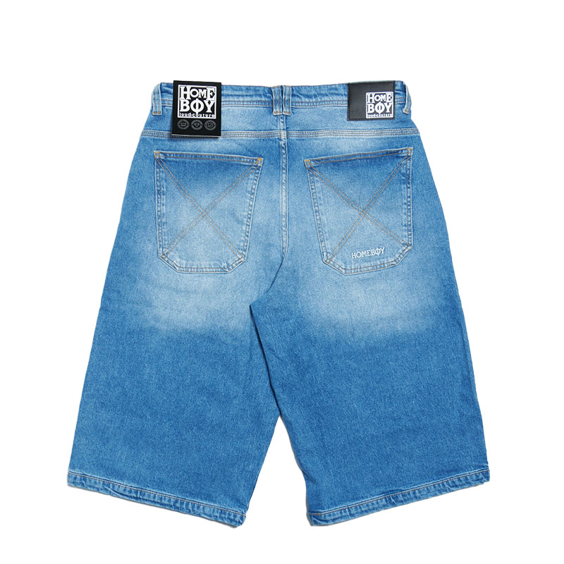HOMEBOY(ホームボーイ)/ X-TRA DESPERADOS DENIM SHORTS 6/8 -VINTAGE BLUE-