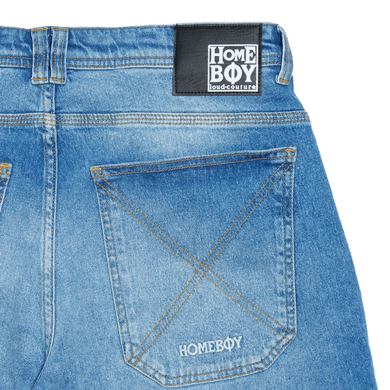 HOMEBOY(ホームボーイ)/ X-TRA DESPERADOS DENIM SHORTS 6/8 -VINTAGE BLUE-
