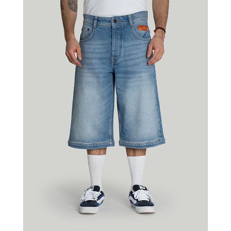 HOMEBOY(ホームボーイ)/ X-TRA DESPERADOS DENIM SHORTS 6/8 -VINTAGE BLUE-