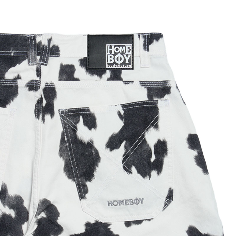 HOMEBOY(ホームボーイ)/ X-TRA COW BOY SHORTS -BLACK/WHITE-