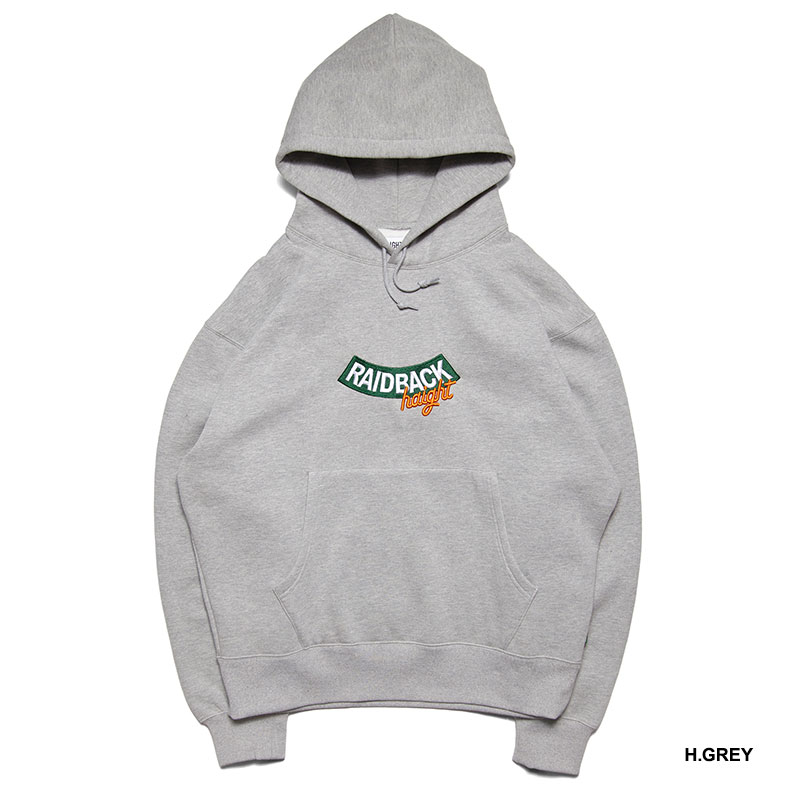 HAIGHT(ヘイト)/ RAIDBACK ARCH LOGO HOODIE -3.COLOR-