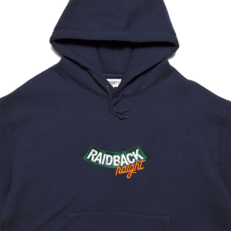 HAIGHT(ヘイト)/ RAIDBACK ARCH LOGO HOODIE -3.COLOR-